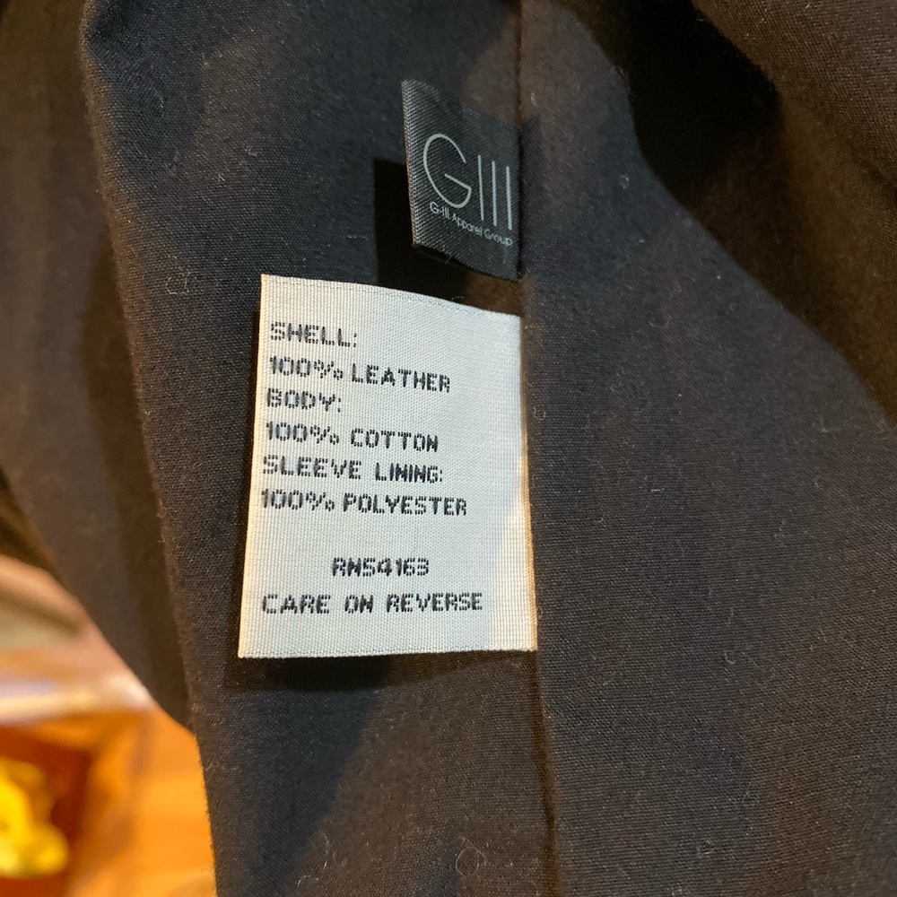 Men’s leather jacket